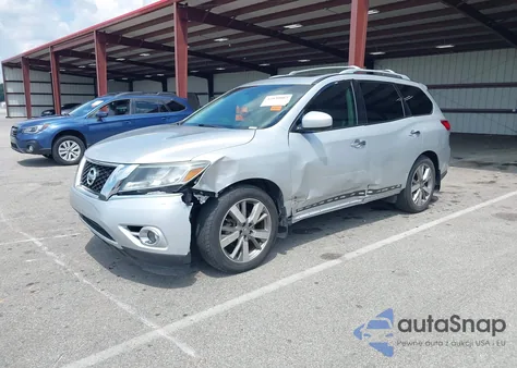 2015 Nissan Pathfinder Platinum z USA, uszkodzony, nr VIN 5N1AR2MN9FC682780
